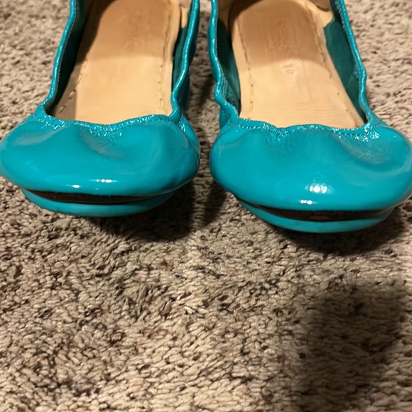 Tieks patent flats in classic Tiek Blue - Picture 7 of 7